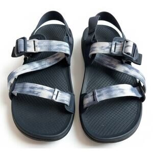 Chaco Tie Dye Blue Strappy Outdoor Water Shoes Sandals Size 8 NWOT